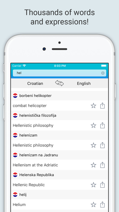 English Croatian Dictionary + screenshot 3