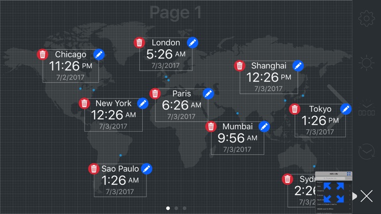 map:clock - World Map & Clock screenshot-6