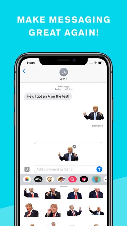 Trump Keyboard & Stickers screenshot-3