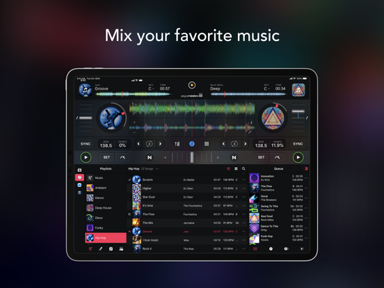 djay FREE - DJ Music Mixer for iPhone screenshot