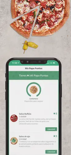 Captura de Pantalla 5 Papa John's Pizza España iphone