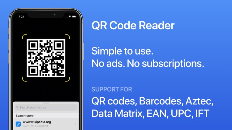 QR Code Reader for iOS