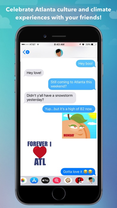How to cancel & delete One Atlanta Emojis from iphone & ipad 3