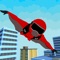 Cross the city in wingsuit