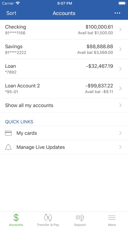 Norway Savings Mobile App