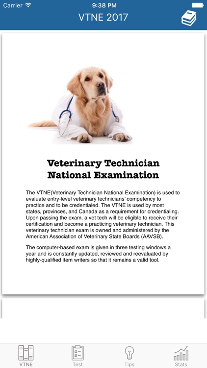 VTNE - Veterinary Exam Tests