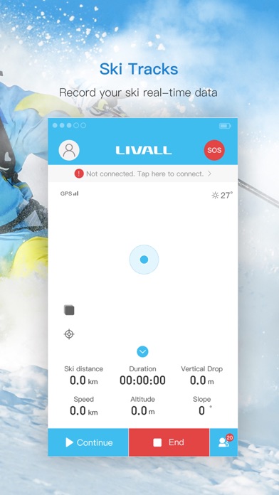 LIVALL Skiing screenshot 2