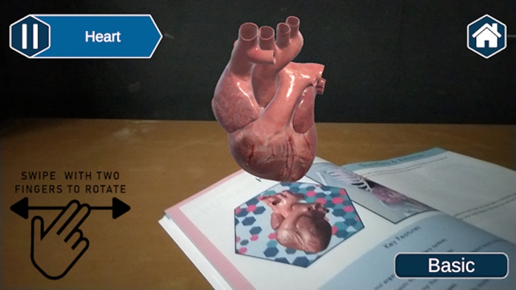 AR Lab Book: Vital Organs