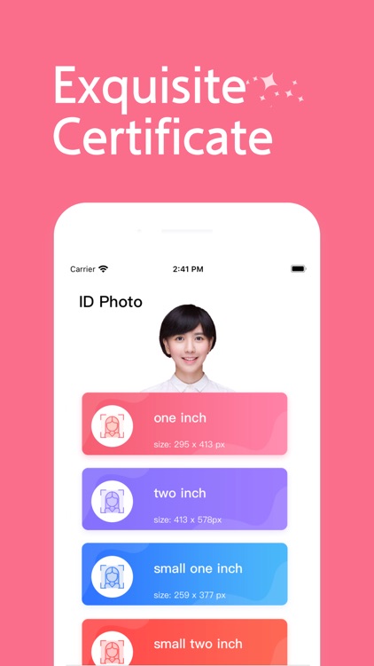 Selfie ID Photo