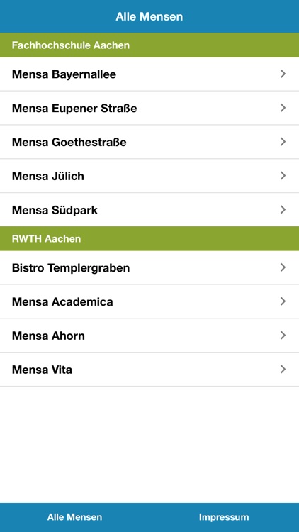 Mensa Aachen und Jülich