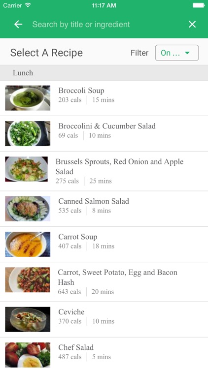 Skinny Kitchen Meal Plan