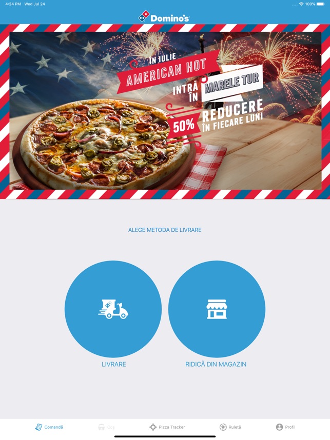 Messed up swallow new Year Domino's Pizza Romania on the App Store
