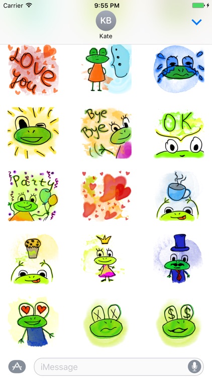 Funny Frogs Stickers screenshot-3