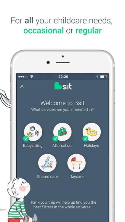 Bsit, the childcare app