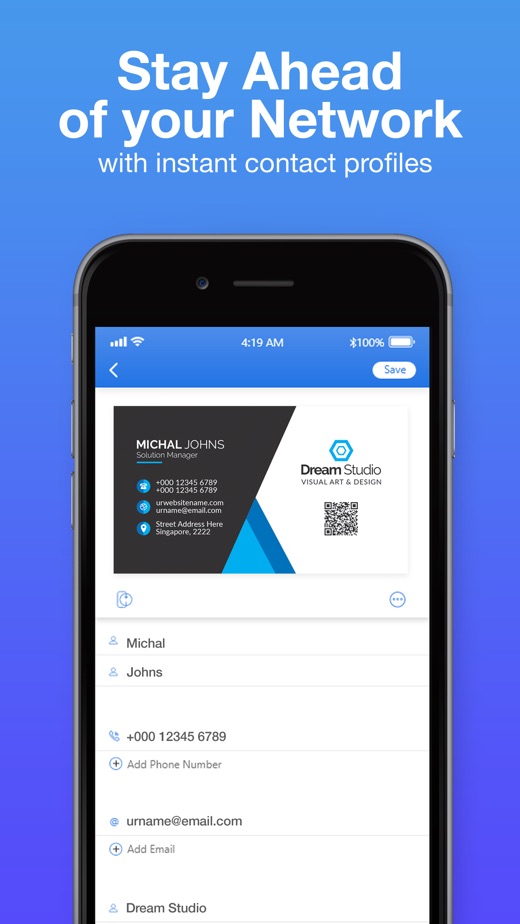 【图】Business Card Scanner +(截图3)