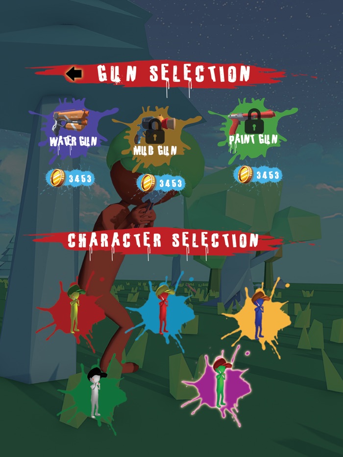 水与彩弹射击战