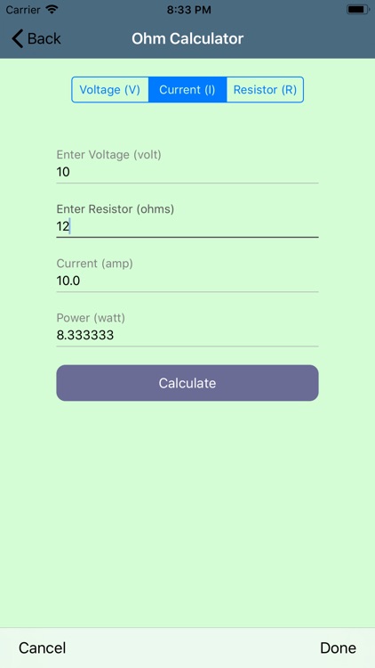 Resistor and Ohm Calculator screenshot-4