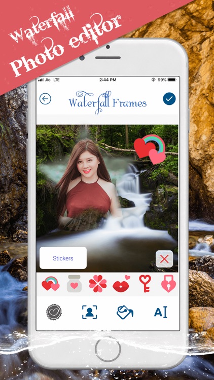 Waterfall Photo Frames Editor screenshot-6