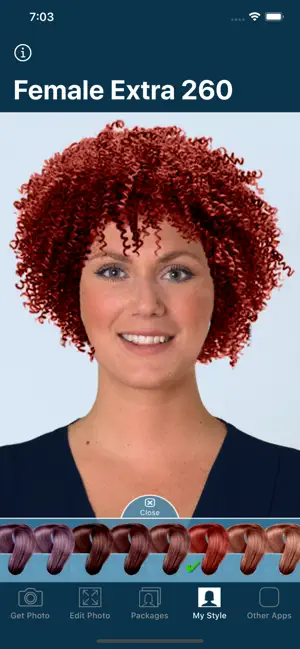 Screenshot 5 Hairstyle Try On iphone