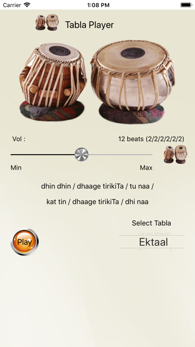 Tabla Player - Rhythm (Taal) screenshot 2