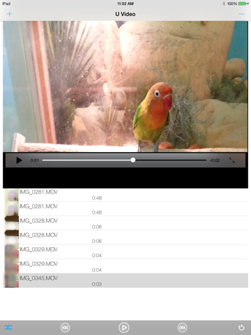 Folder Video Player - náhled
