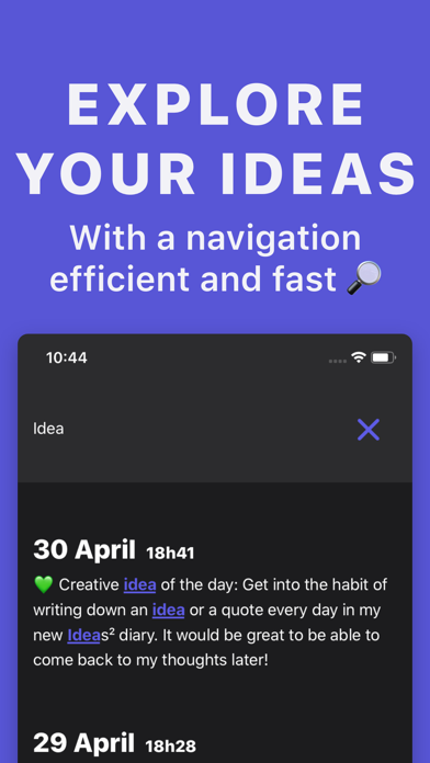 Your Ideas² notebook - Diary screenshot 3