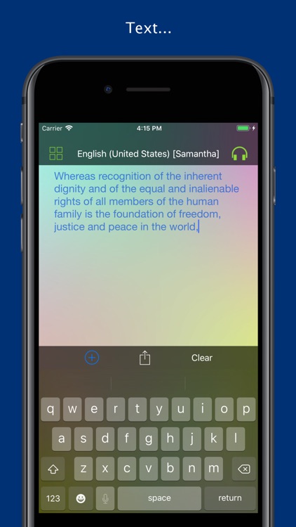 Aloud! - Text to speech screenshot-0