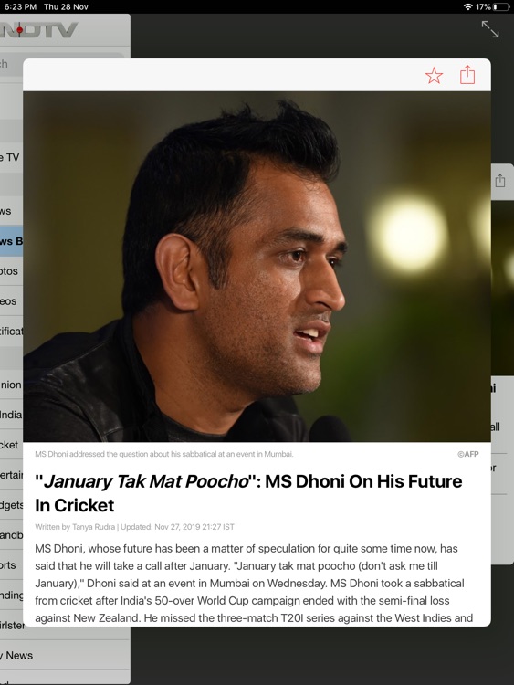 NDTV for iPad screenshot-4