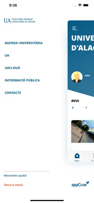 Captura 4 appUA, Universitat d'Alacant iphone