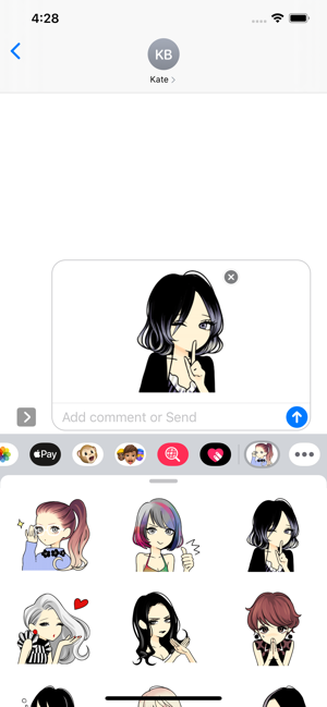 Dahlia girls stickers(圖2)-速報App