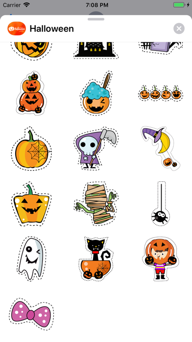 Halloween Stickers & Pumpkins screenshot 2