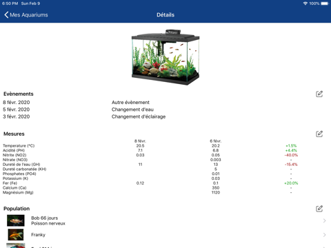 Aquarium Manager screenshot 2