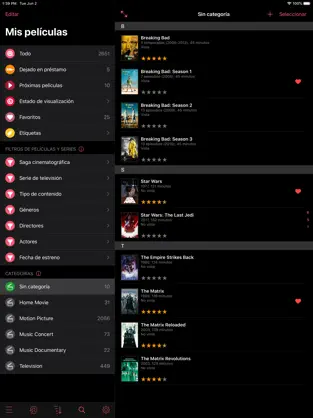 Screenshot 1 MovieBuddy: Mi videoteca iphone