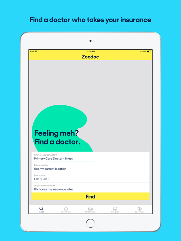 Zocdoc: Find & book a doctor screenshot