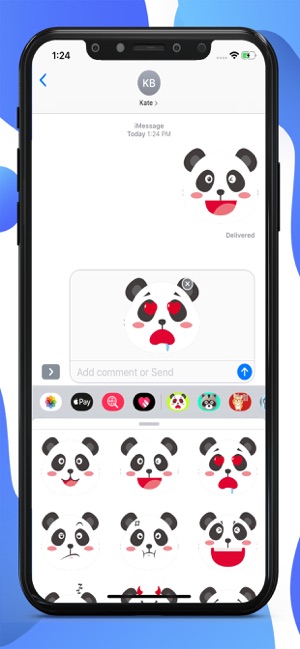 Panda Cartoon Stickers(圖2)-速報App