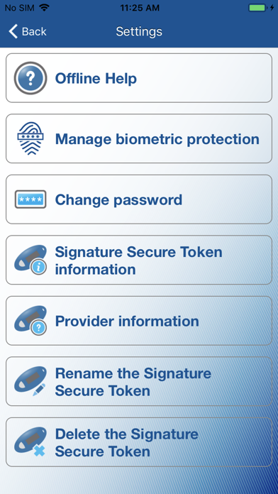 Signature Secure Token screenshot 4