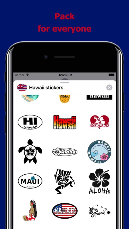 Hawaii emojis - USA stickers screenshot-3