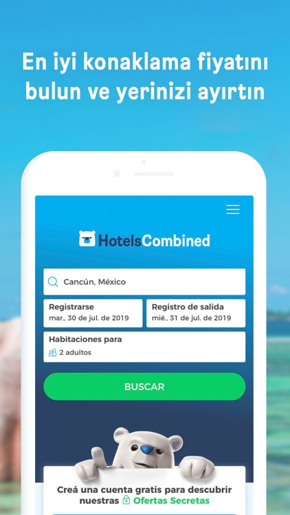 Hotelscombined: hoteles