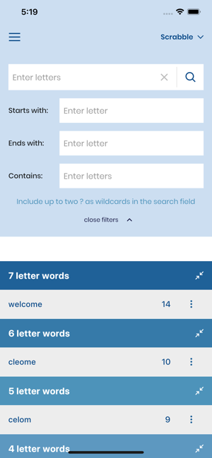 WordFinder: Unscramble words(圖2)-速報App