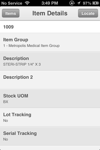 Infor Lawson Mobile Inventory - náhled