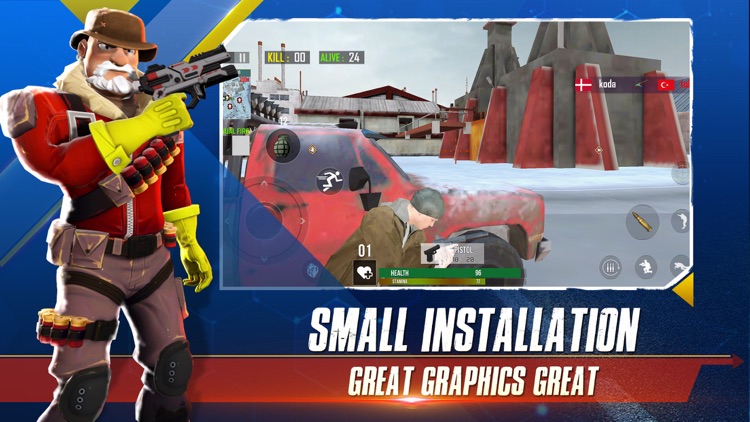 Winter Strike Battle Royale 3D