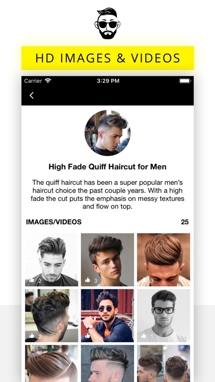 Hairstyles & Haircuts For Men by Riafy Technologies Pvt. Ltd.