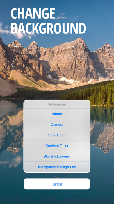 How to cancel & delete Background Editor ＋ from iphone & ipad 4