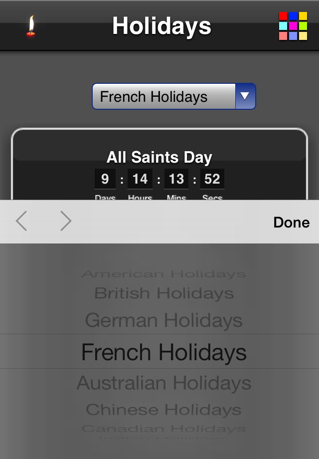 Holidays Countdown screenshot 4