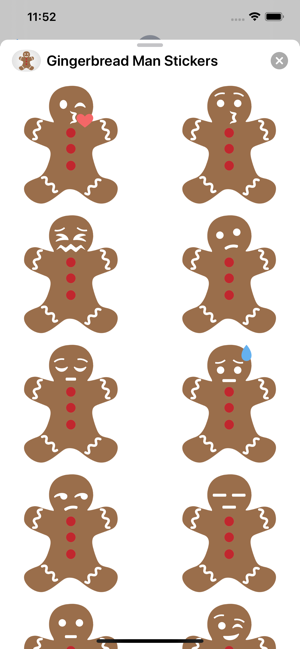 Gingerbread Man Stickers!(圖5)-速報App