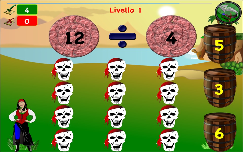 Games Math Pirate Learn Lite screenshot 3