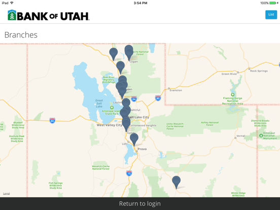 Bank of Utah Mobile screenshot 2