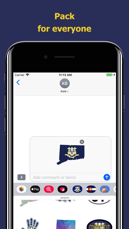 Connecticut emojis - USA moji screenshot-3