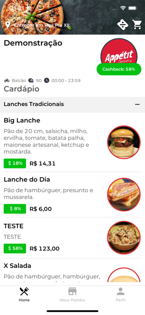 Appétit Delivery Demonstração(圖2)-速報App