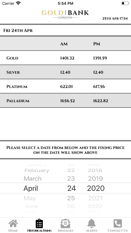 Gold Bank - Live Gold Prices